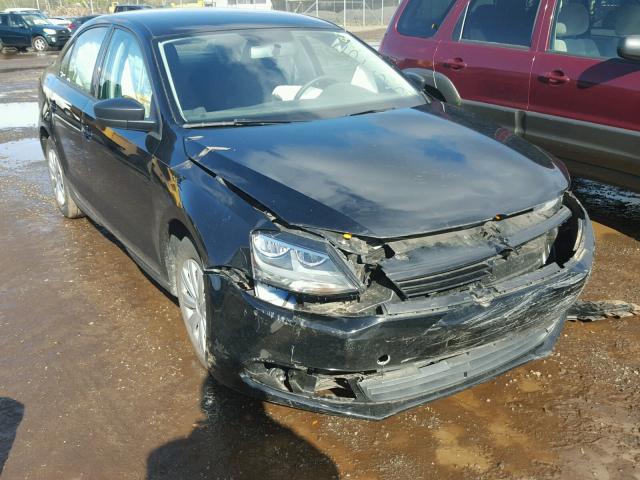 3VW2K7AJ6EM218464 - 2014 VOLKSWAGEN JETTA BASE BLACK photo 1