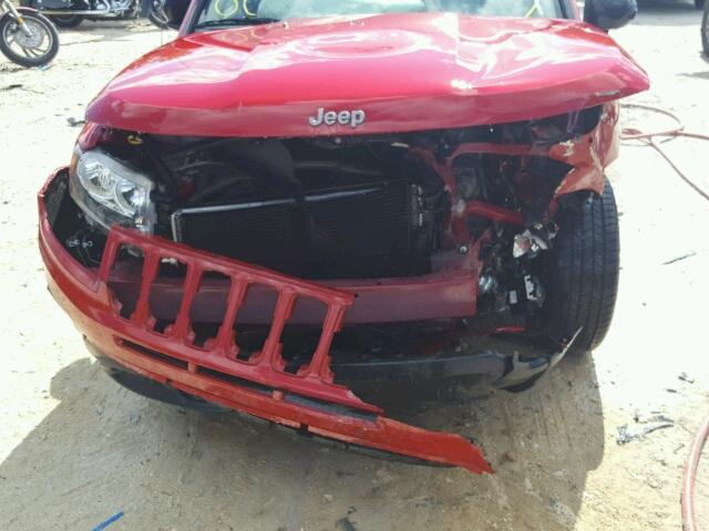 1C4NJCBA8HD134186 - 2017 JEEP COMPASS SP ბურგუნდია ფოტო 7