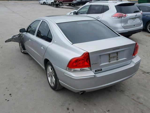 YV1RS592062556805 - 2006 VOLVO S60 2.5T SILVER photo 3