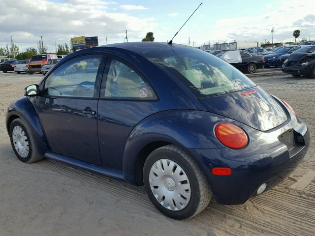 3VWBK31C24M405077 - 2004 VOLKSWAGEN NEW BEETLE BLUE photo 3