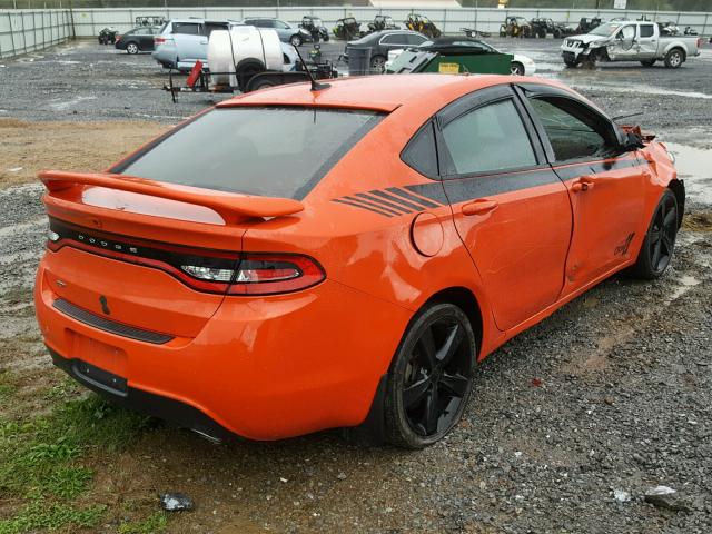 1C3CDFBB1FD337298 - 2015 DODGE DART SXT ORANGE photo 4