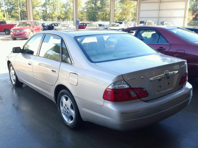 4T1BF28B03U336815 - 2003 TOYOTA AVALON XL TAN photo 3