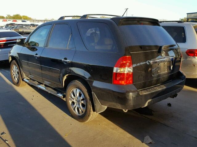 2HNYD18843H555342 - 2003 ACURA MDX BLACK photo 3