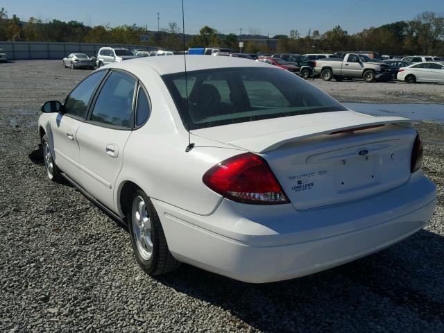 1FAFP53275A208741 - 2005 FORD TAURUS SE WHITE photo 3