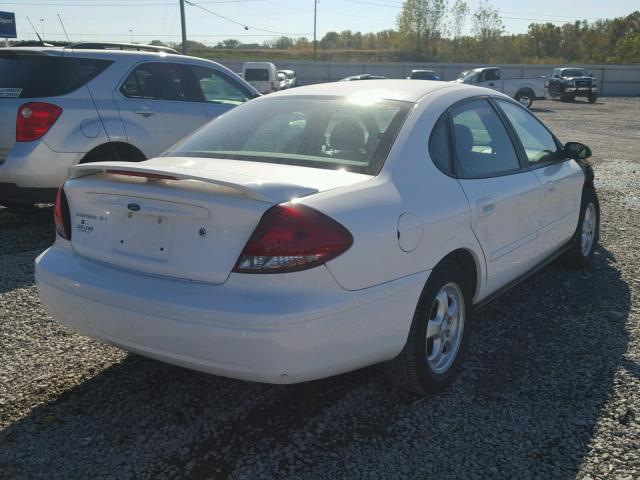 1FAFP53275A208741 - 2005 FORD TAURUS SE WHITE photo 4