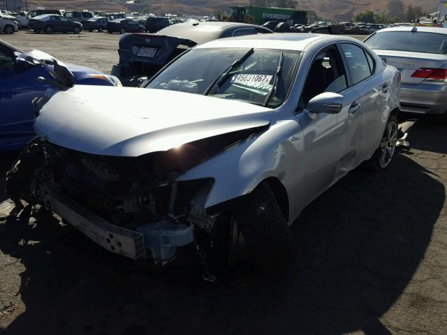 JTHBK262495102133 - 2009 LEXUS IS 250 SILVER photo 2