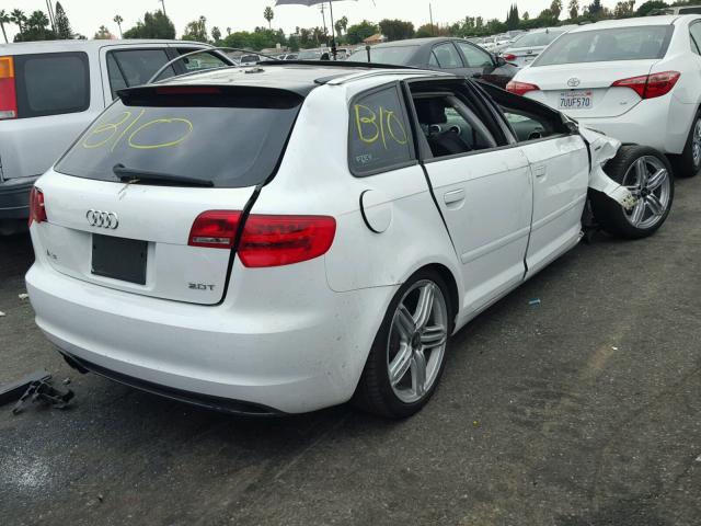 WAUBEAFMXCA033996 - 2012 AUDI A3 PREMIUM WHITE photo 4