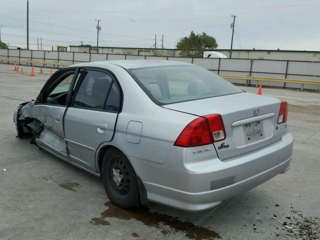 2HGES16595H564551 - 2005 HONDA CIVIC SILVER photo 3