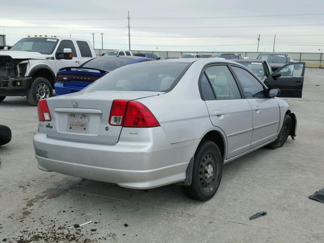 2HGES16595H564551 - 2005 HONDA CIVIC SILVER photo 4