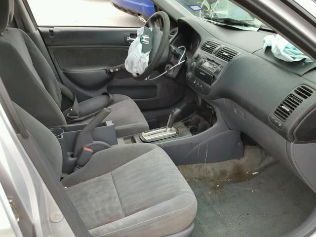 2HGES16595H564551 - 2005 HONDA CIVIC SILVER photo 5