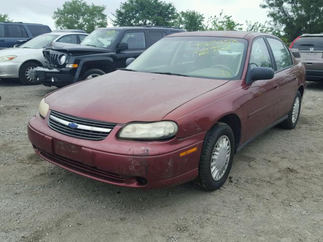 1G1ND52J13M724038 - 2003 CHEVROLET MALIBU MAROON photo 2