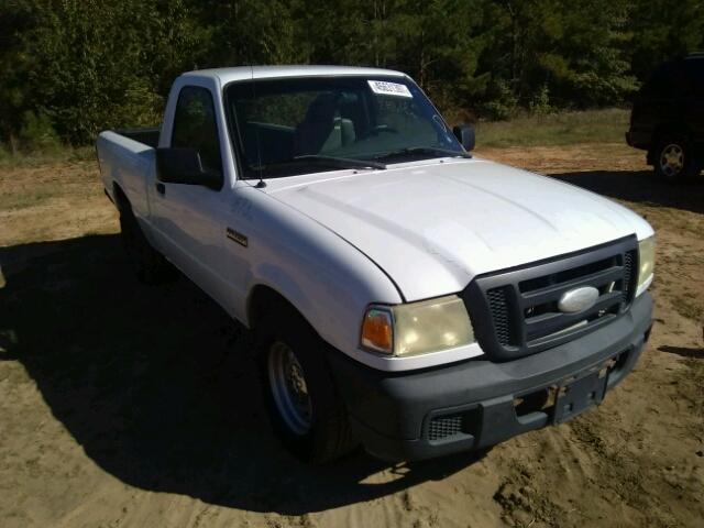 1FTYR10DX6PA06275 - 2006 FORD RANGER WHITE photo 1