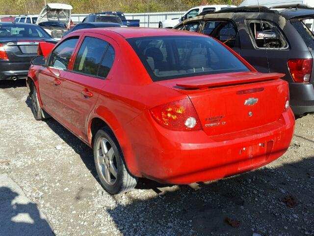 1G1AF5F57A7207764 - 2010 CHEVROLET COBALT 2LT RED photo 3