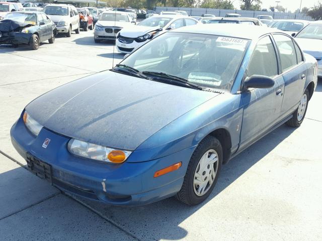 1G8ZF54811Z256870 - 2001 SATURN SL BLUE photo 2