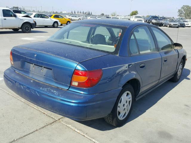 1G8ZF54811Z256870 - 2001 SATURN SL BLUE photo 4