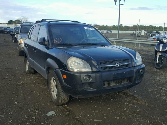 KM8JN72D16U318379 - 2006 HYUNDAI TUCSON GLS BLACK photo 1