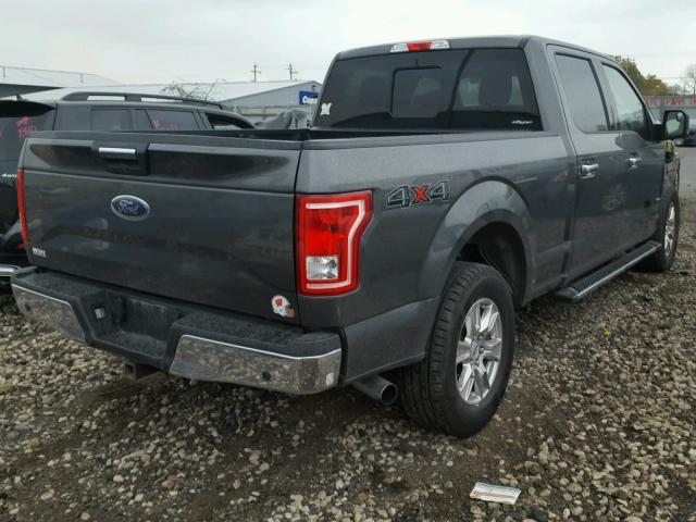 1FTFW1EG7FKD75823 - 2015 FORD F150 SUPER GRAY photo 4