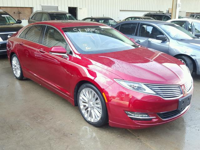 3LN6L2GK8DR821319 - 2013 LINCOLN MKZ BURGUNDY photo 1