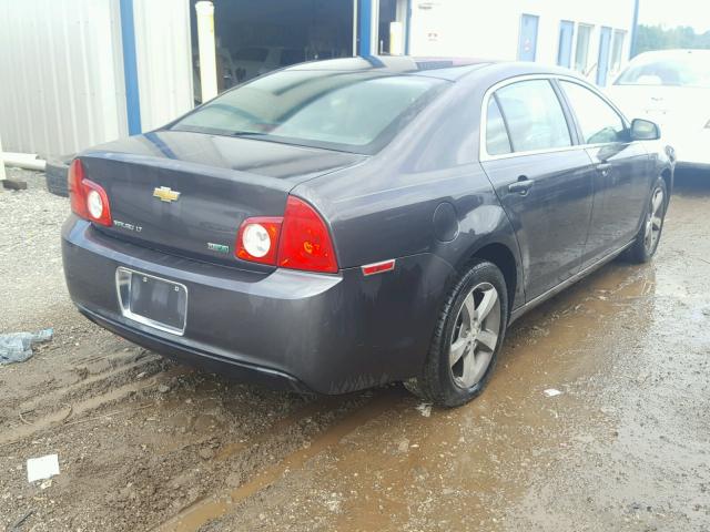 1G1ZC5EU7BF147299 - 2011 CHEVROLET MALIBU 1LT ნაცრისფერი ფოტო 4