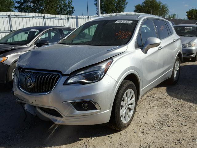 LRBFXDSA4HD127873 - 2017 BUICK ENVISION E SILVER photo 2