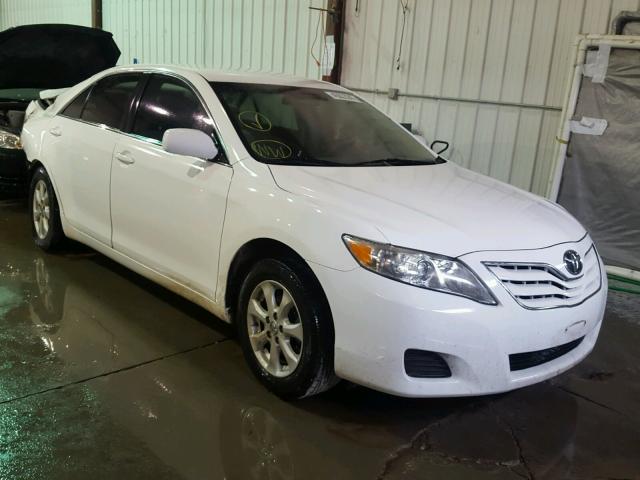 4T4BF3EKXBR141481 - 2011 TOYOTA CAMRY BASE WHITE photo 1