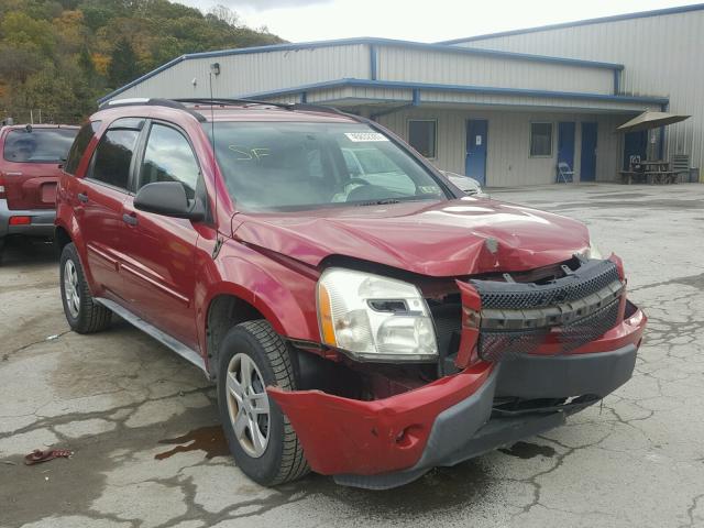 2CNDL13F256177951 - 2005 CHEVROLET EQUINOX LS BURGUNDY photo 1