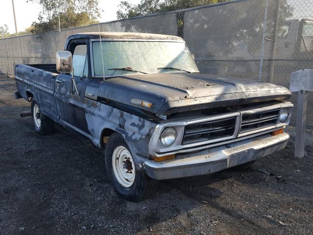 F25YRN43016 - 1972 FORD F-250 BLACK photo 1