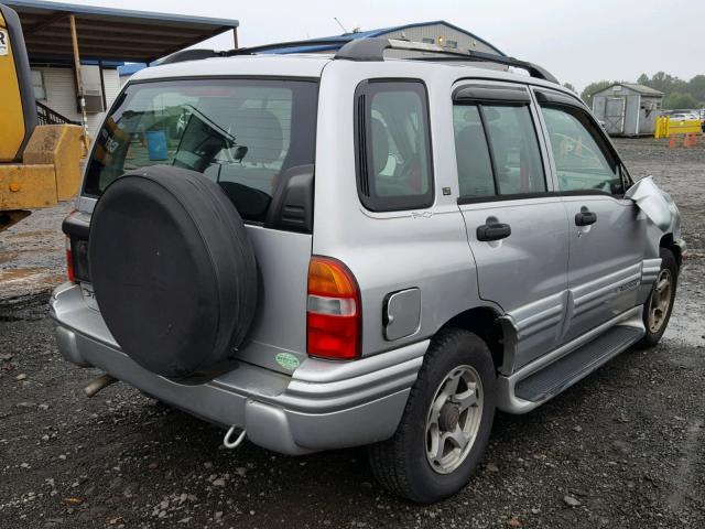 2CNBJ634416947635 - 2001 CHEVROLET TRACKER LT SILVER photo 4