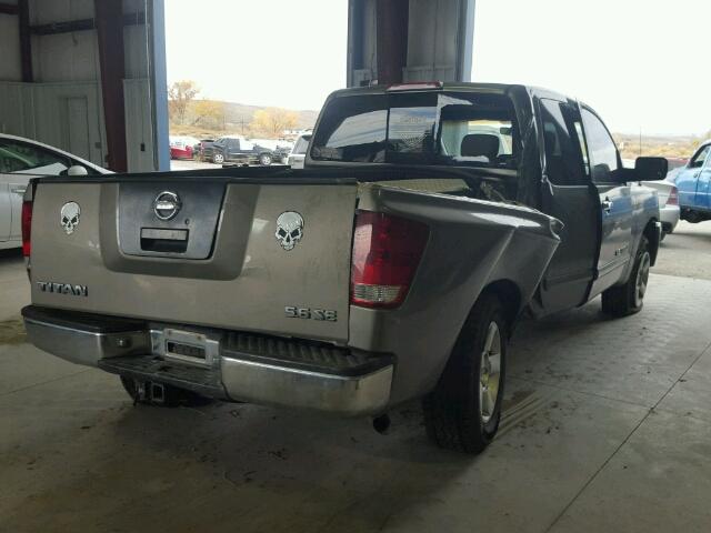 1N6BA06BX6N535912 - 2006 NISSAN TITAN XE BROWN photo 4