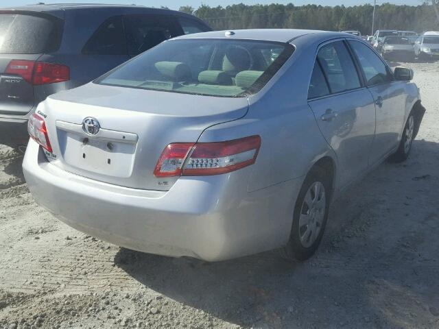 4T1BF3EKXBU214147 - 2011 TOYOTA CAMRY BASE SILVER photo 4