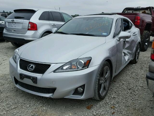 JTHBF5C22C5164325 - 2012 LEXUS IS 250 GRAY photo 2