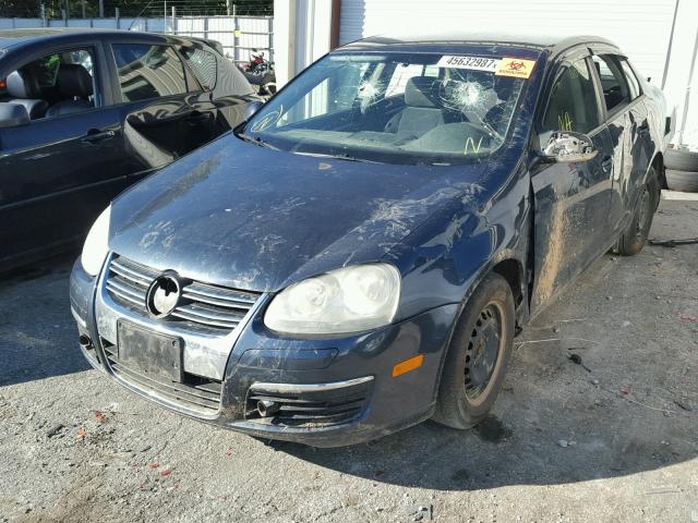 3VWPG71K16M746205 - 2006 VOLKSWAGEN JETTA BLUE photo 2