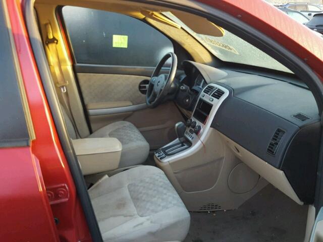 2CNDL63F866072622 - 2006 CHEVROLET EQUINOX LT RED photo 5