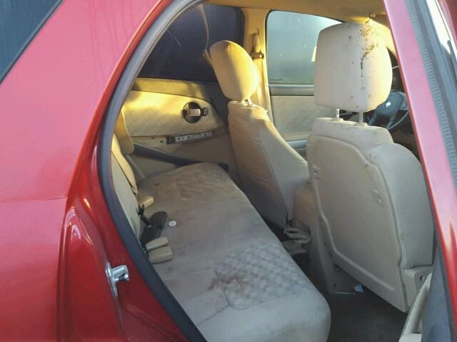 2CNDL63F866072622 - 2006 CHEVROLET EQUINOX LT RED photo 6