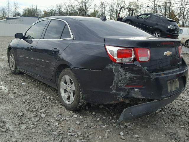 1G11B5SL4EF203277 - 2014 CHEVROLET MALIBU LS BLACK photo 3