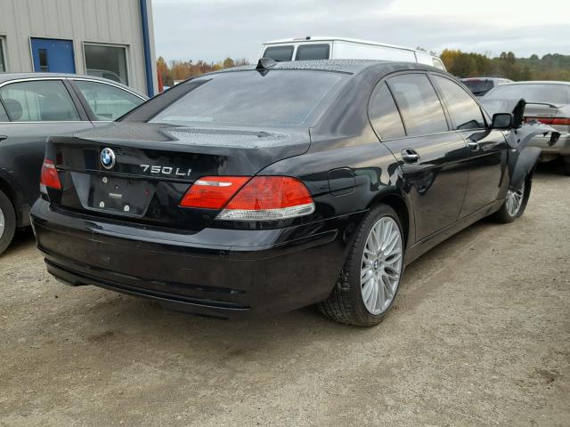 WBAHN83518DT78162 - 2008 BMW 750 BLACK photo 4