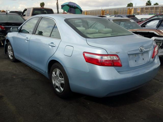 4T1BE46K69U855362 - 2009 TOYOTA CAMRY BASE BLUE photo 3