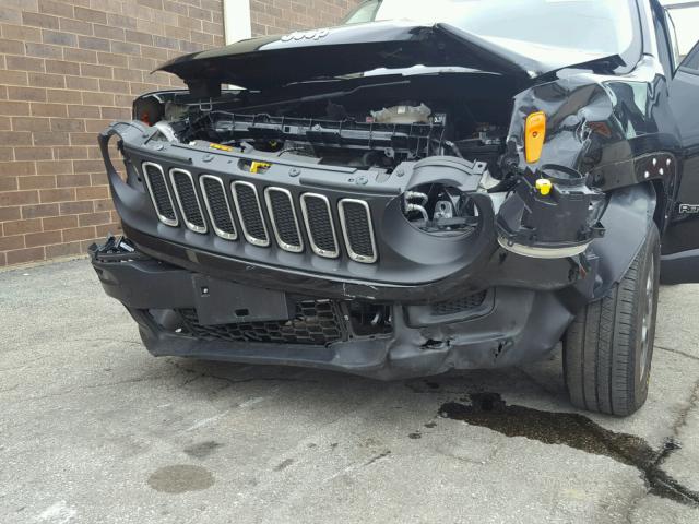 ZACCJBAT8GPD26745 - 2016 JEEP RENEGADE S შავი ფოტო 9