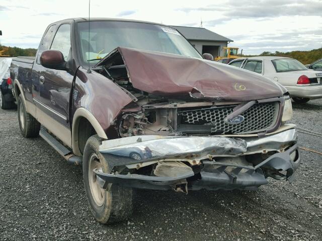 1FTRX18L5YNA80076 - 2000 FORD F150 BURGUNDY photo 1