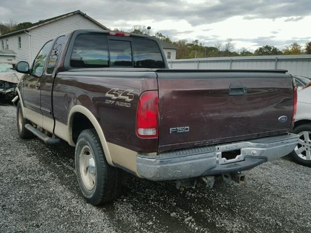 1FTRX18L5YNA80076 - 2000 FORD F150 BURGUNDY photo 3