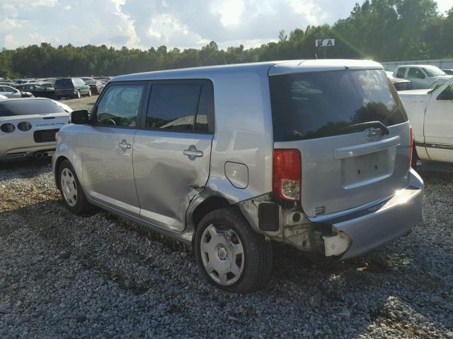 JTLZE4FE1C1144002 - 2012 TOYOTA SCION XB ვერცხლისფერი ფოტო 3