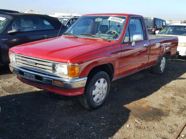 JT4RN55D1H0247329 - 1987 TOYOTA PICKUP 1/2 RED photo 2