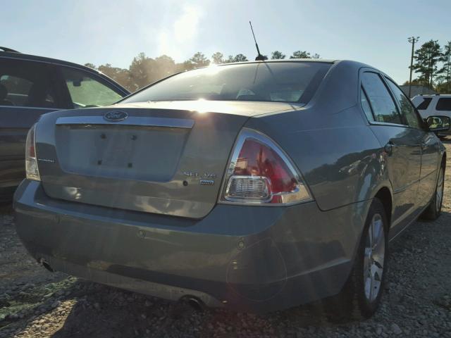 3FAHP021X8R141034 - 2008 FORD FUSION SEL GREEN photo 4