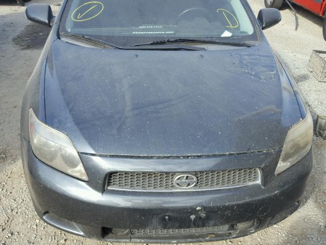 JTKDE177570219051 - 2007 TOYOTA SCION TC ნაცრისფერი ფოტო 9
