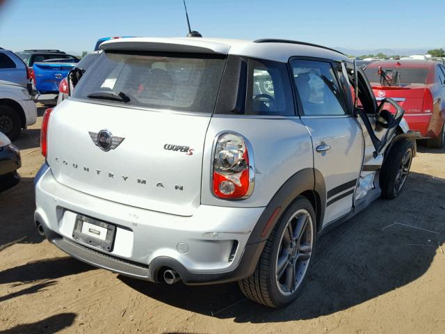 WMWZC5C52DWP33668 - 2013 MINI COOPER S C SILVER photo 4