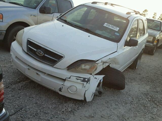 KNDJD733X65544976 - 2006 KIA SORENTO EX WHITE photo 2