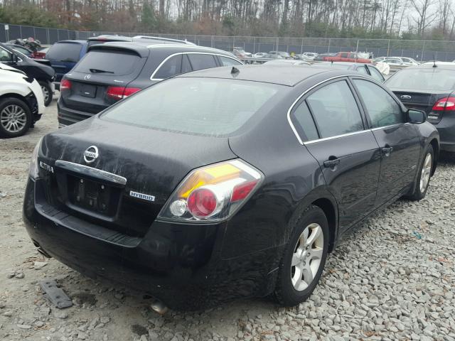 1N4CL21EX9C186139 - 2009 NISSAN ALTIMA HYB BLACK photo 4