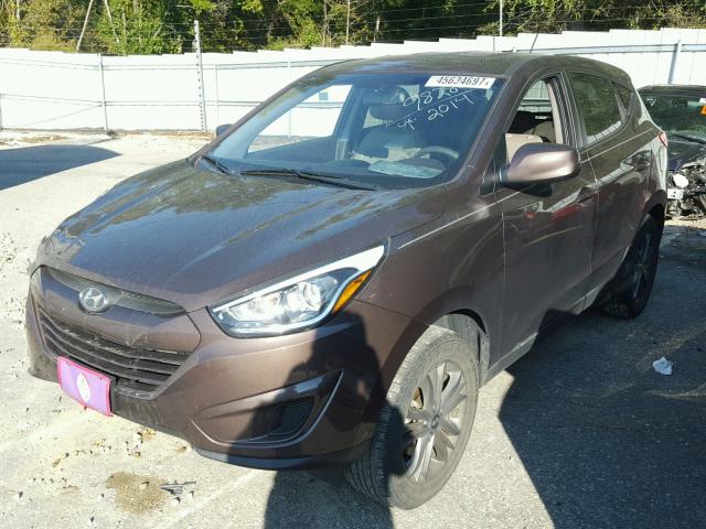 KM8JT3AF7FU982803 - 2015 HYUNDAI TUCSON GLS BROWN photo 2