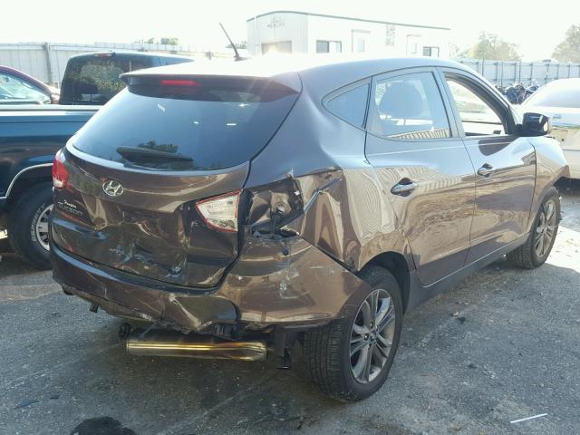 KM8JT3AF7FU982803 - 2015 HYUNDAI TUCSON GLS BROWN photo 4