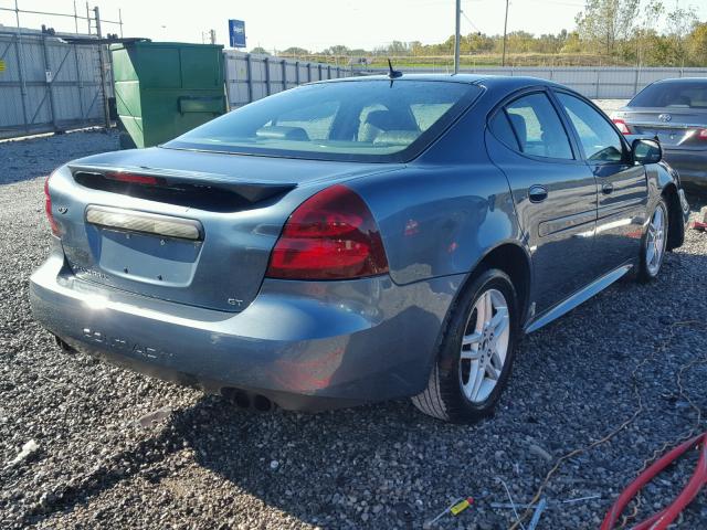 2G2WR554861241461 - 2006 PONTIAC GRAND PRIX GRAY photo 4